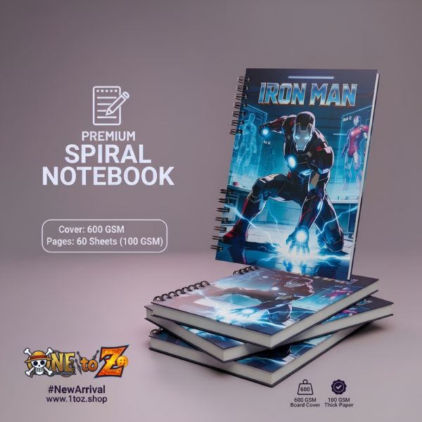 Iron Man Notebook 100 GSM, 120 Page